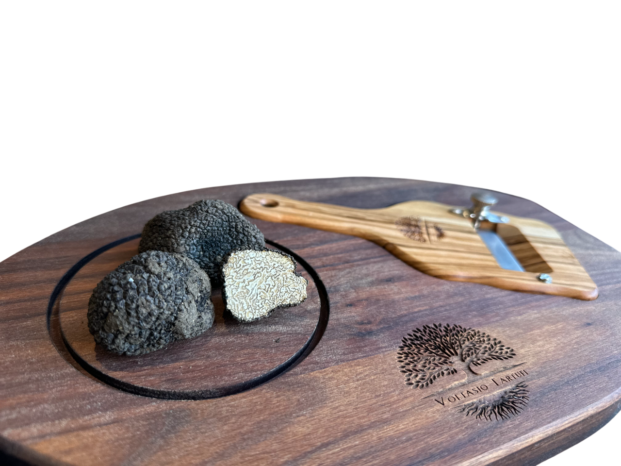 VASSOIO SERVI TARTUFO IN NOCE